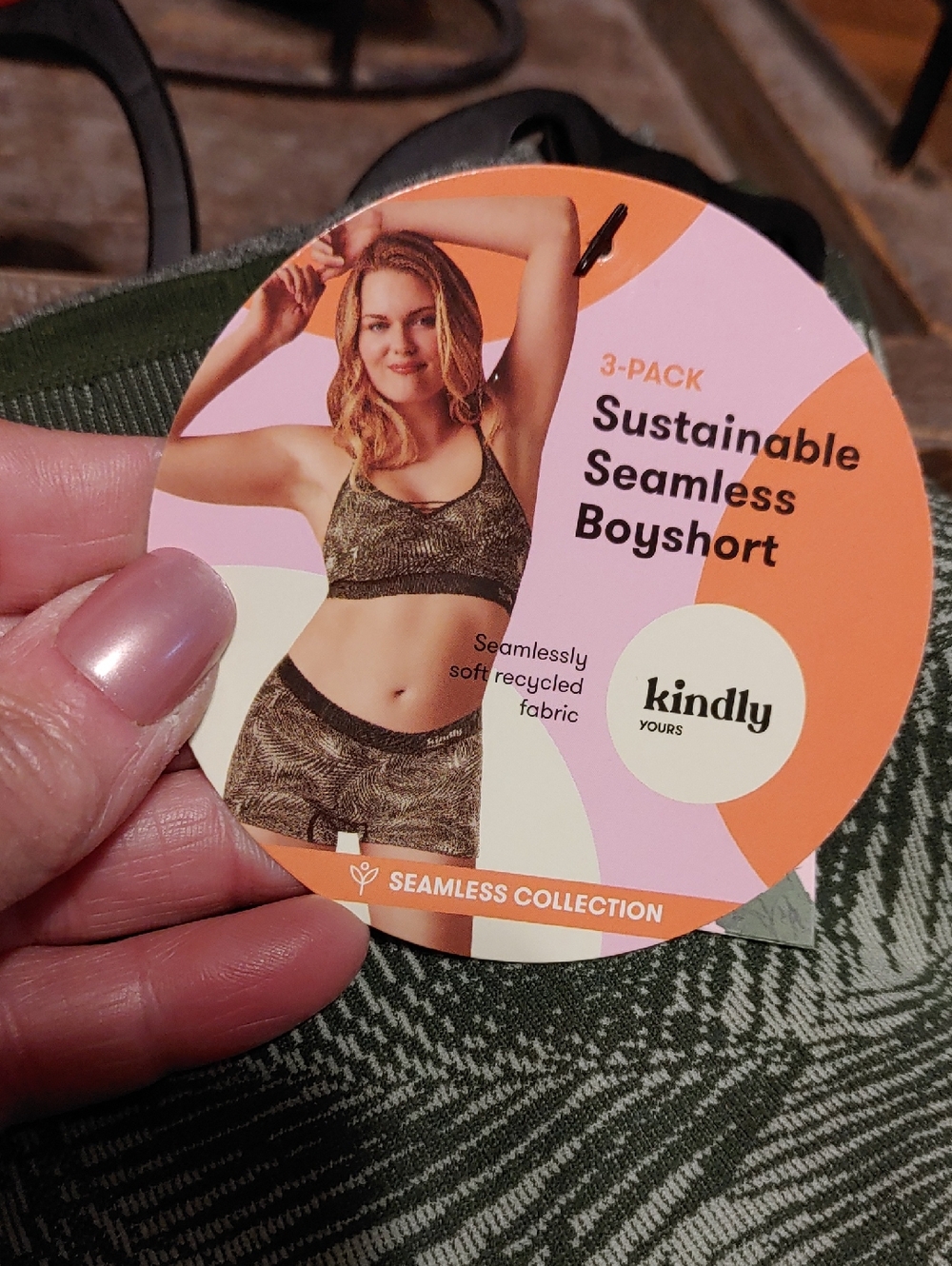 NWT Kindly Yours Small 4-6 Seamless Boyshorts 3 Pair Pack